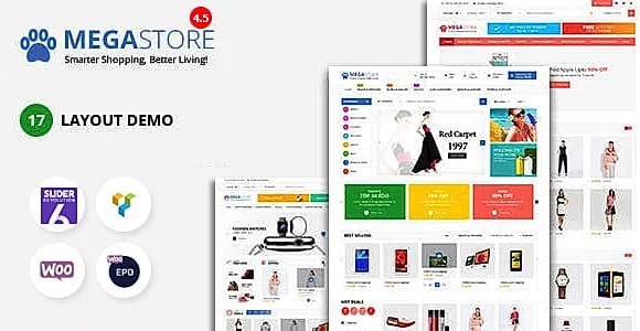 MegaStore WordPress Theme