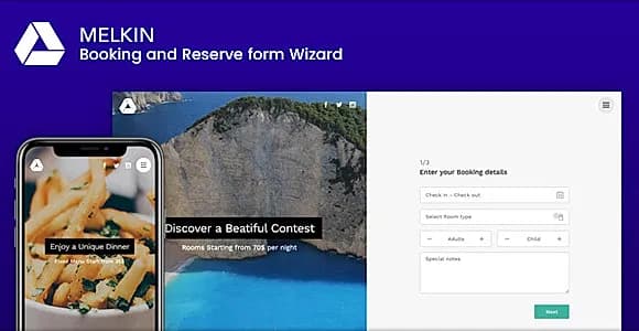 Melkin - Booking and Reserve Form Wizard
