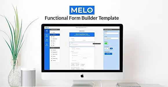 Melo Builder - Form Builder Interface HTML Template