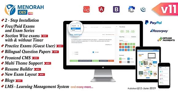 MenorahOES - Online Learning and Examination System