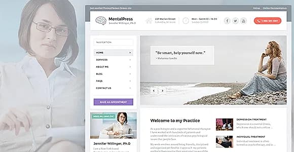 MentalPress WP Theme WordPress Theme