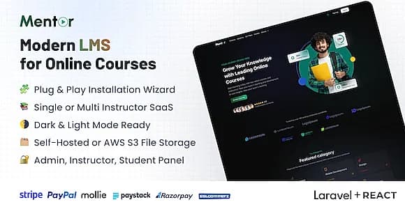 Mentor LMS - Learning Management System