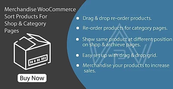 Merchandise WooCommerce Product Sort WordPress Plugin