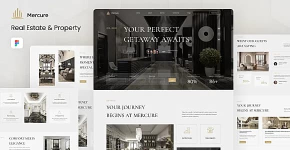 Mercure - Hotel & Resort Figma Template
