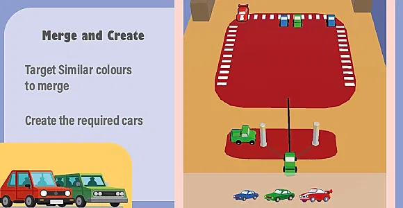 Merge & Create: Builder – Slingshot Physics Puzzle + Merge System with Power-Ups (Unity)