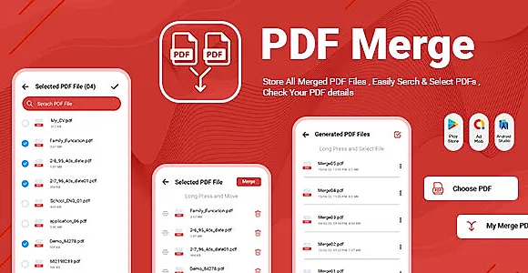 Merge PDF - Merge Multiple - PDF Editor - PDF Files - Combine PDF - PDF Reader - Rearrange PDF