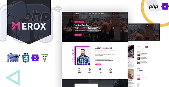 Merox - Corporate, Business PHP Template