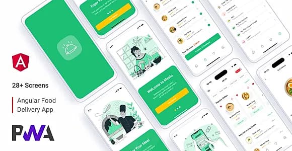 Mesio – Food Delivery App (Payload CMS + Angular PWA)