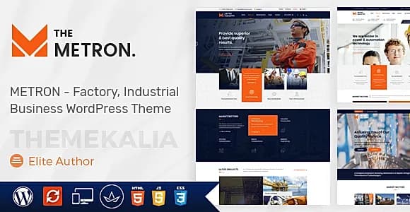 Metron WordPress Theme