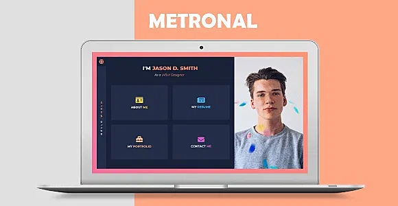 Metronal - Personal Portfolio Page