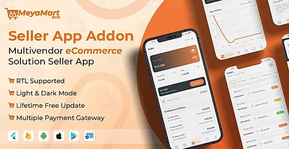 MeyaMart Seller App- Multivendor eCommerce Solution | Store App| Vendor App Addon