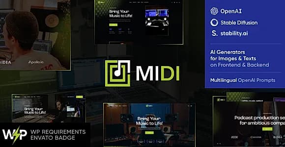 Midi WordPress Theme