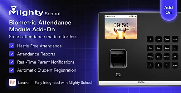 Mighty School – ZKTeco Attendance Device Automation Addon