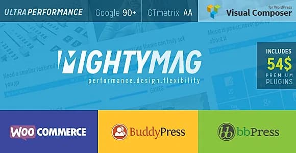 MightyMag WordPress Theme