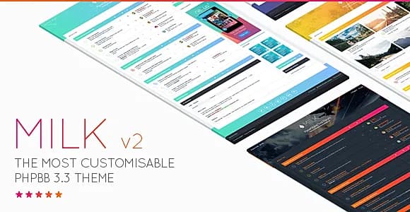 Milk - Multipurpose Responsive phpBB 3.3 Theme