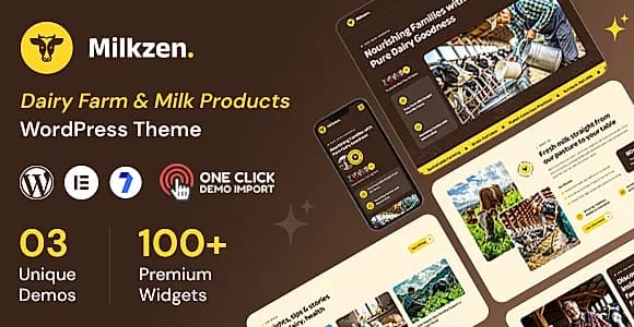 Milkzen WordPress Theme