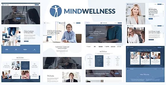 Mindwellness - Psychiatry Clinic HTML Template