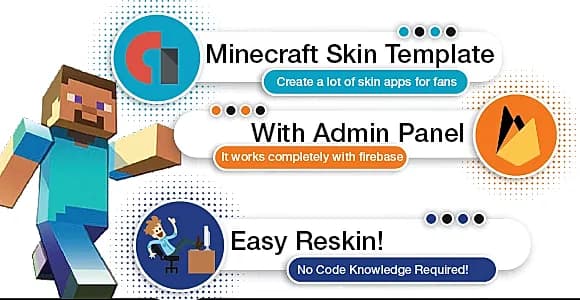 Minecraft Skin App Template With Admin Panel