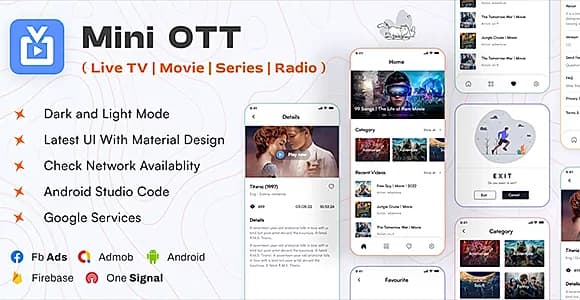 Mini OTT | Live TV, Streaming, Movie, Radio