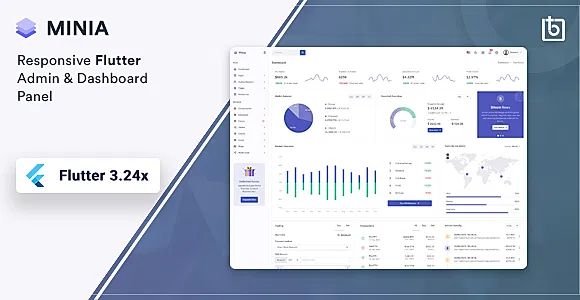 Minia - Flutter Admin & Dashboard Panel