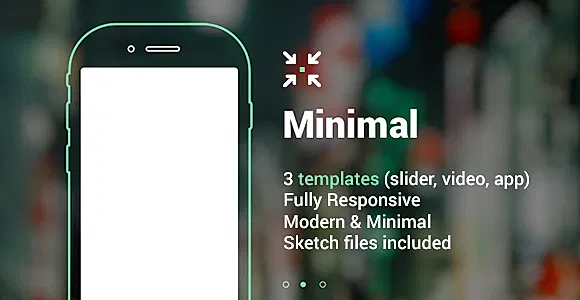 Minimal Landing Page HTML