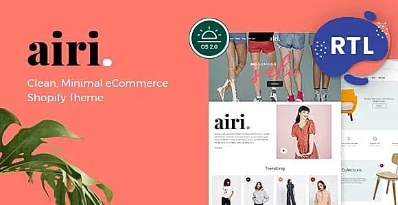 Minimal Shopify Theme - Airi