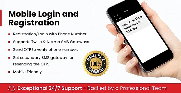 Mobile Login and Registration