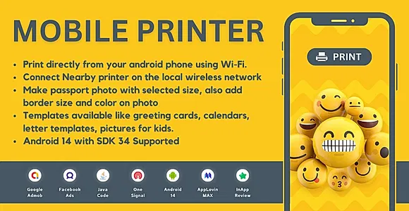 Mobile Printer Smart Print AdMob Ads Android