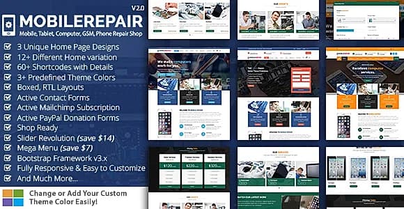 Mobile Repair HTML Template