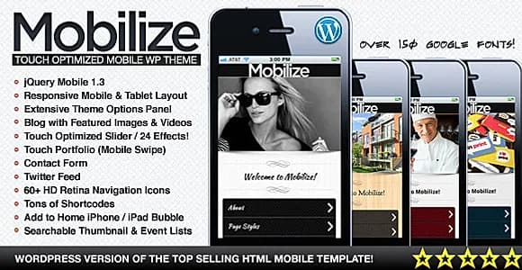Mobilize WordPress Theme