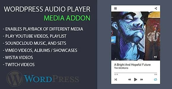 Modern Audio Player Media AddOn