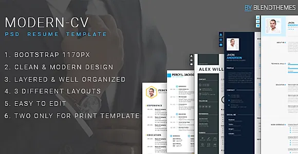 Modern-CV - Personal Resume Template