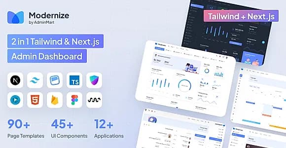 Modernize - Tailwind Next.js Admin Dashboard Template