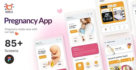 Momplex | Pregnancy App Template