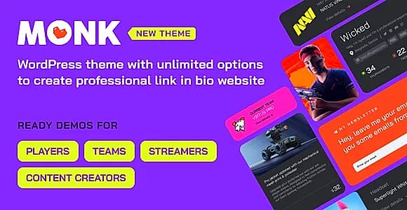 Monk WordPress Theme