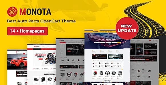 Monota - Auto Parts, Tools, Equipment and Accessories Store OpenCart Theme