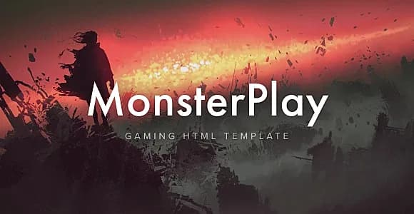 MonsterPlay - eSports and Gaming HTML Template