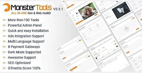 MonsterTools: The All-in-One SEO & Web Toolkit, like a Swiss Army Knife