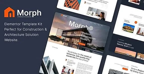 Morph - Construction & Architecture Elementor Template Kit