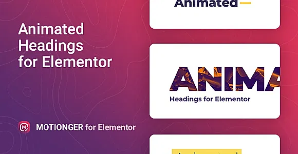 Motionger for Elementor WordPress Plugin
