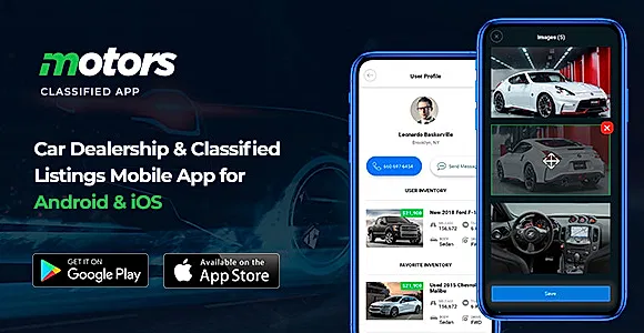 Motors - Car Dealership & Classified Listings Mobile App for Android & iOS