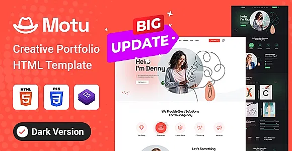 Motu - Creative Portfolio HTML Template