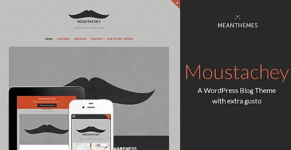 Moustachey WordPress Theme