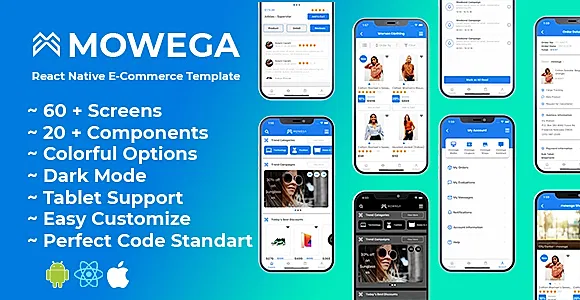 mowega React Native for E-Commerce Shopping Template 0.71.7