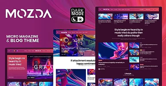 Mozda WordPress Theme
