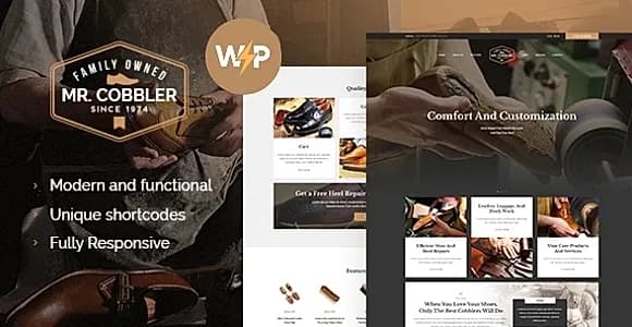 Mr. Cobbler WordPress Theme