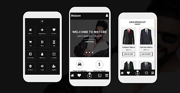 Mstore - Online Shop Mobile Template