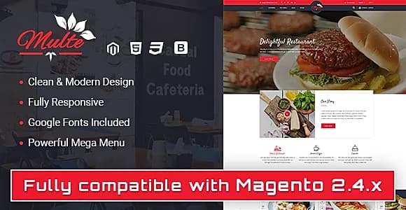 Multe - Responsive Magento 2 Restaurant Theme