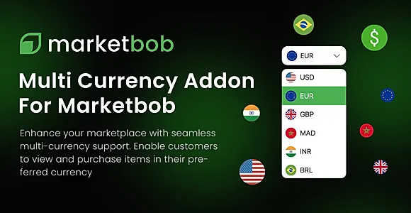 Multi-Currency Addon For Marketbob
