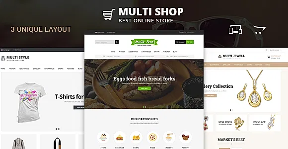 Multi Shop - OpenCart 2 & 3 Responsive Theme